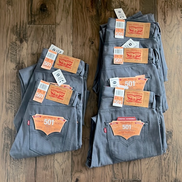 Levis 501 White Oak Cone Denim Shrink To Fit 00501-0208 - Picture 16 of 17